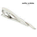 【mila schon】ツイスト&カーブタイピン可愛い ネクタイピン 結婚式 卒業式 就活 プレゼント 就職祝い 葬式 タイピン シンプル アクセサリー メンズ...