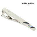 【mila schon】スリーストライプタイピン ブルー可愛い ネクタイピン 結婚式 卒業式 就活 プレゼント 就職祝い 葬式 タイピン シンプル アクセサリー...