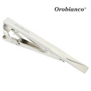 【Orobianco】ダイヤゴナルストライプタイピン可愛い ネクタイピン 結婚式 卒業式 就活 プレゼント 就職祝い 葬式 タイピン シンプル アクセサリー メ...