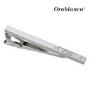 【Orobianco】ビスモチーフObタイピン シルバー可愛い ネクタイピン 結婚式 卒業式 就活 プレゼント 就職祝い 葬式 タイピン シンプル アクセサリー メンズ フォーマル 男性 礼服 喪服 スーツ アクセサリー アクセ Orobianco オロビアンコ