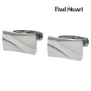 【Paul Stuart】ダイヤゴナルストライプカフスカフス ボタン カフスボタン 可愛い 結婚式 プレゼント 就職祝い 葬式 シンプル アクセサリー メンズ ...