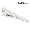 【Paul Stuart】レクタングルシェルタイピンネクタイピン 結婚式 卒業式 就活 プレゼント 就職祝い タイピン シンプル アクセサリー メンズ フォーマ...