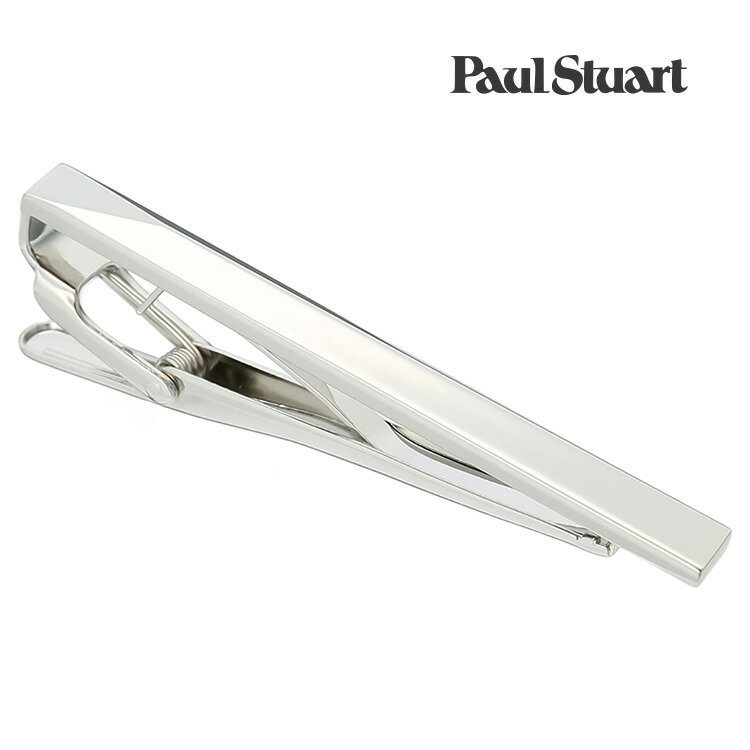 【Paul Stuart】ダイヤゴナルカットタイピンネクタイピン 結婚式 卒業式 就活 プレゼント 就職祝い タイピン シンプル アクセサリー メンズ フォーマ...