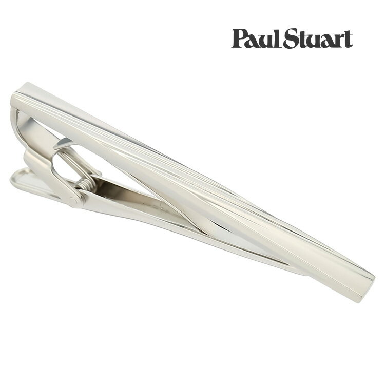 【Paul Stuart】ダイヤゴナルスリーストライプタイピンネクタイピン 結婚式 卒業式 プレゼント 就職祝い タイピン シンプル アクセサリー メンズ フォ...