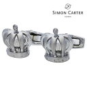 【SIMON CARTER】クラウンカフスカフス ボタン カフスボタン 可愛い 結婚式 プレゼント 就職祝い 葬式 シンプル アクセサリー メンズ フォーマル ...