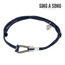 【SING A SONG】パラコードブレスレット ブルージーンズカラー バングル ブレスレット 可愛い プレゼント シンプル アクセサリー メンズ 男性 レディ...