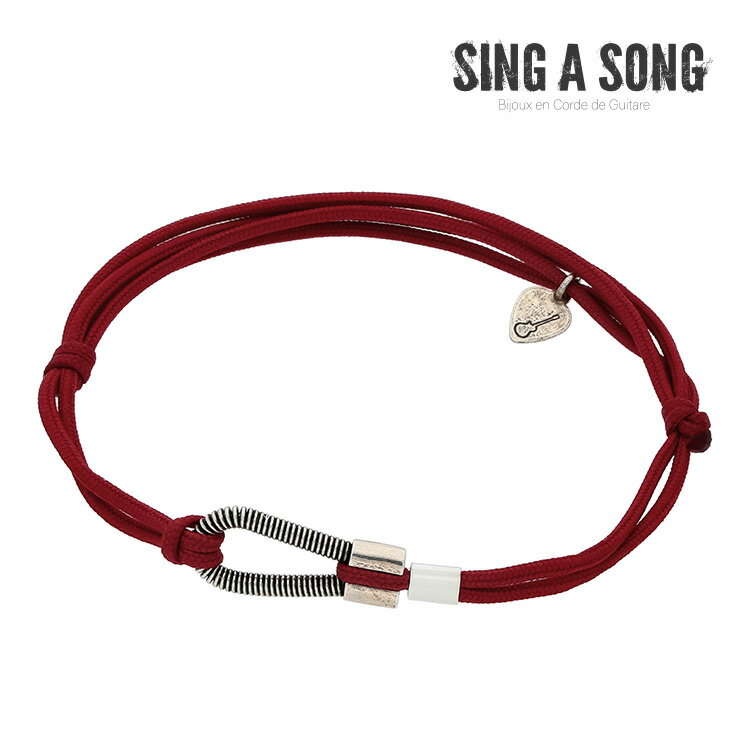 【SING A SONG】パラコードブレスレット レッド バングル ブレスレット 可愛い プレゼント シンプル ア..