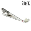 【SWANK】【スワンク】ゴルフタイピン可愛い ネクタイピン 結婚式 卒業式 就活 プレゼント 就職祝い 葬式 タイピン シンプル アクセサリー メンズ フォー...