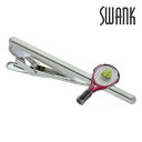 【SWANK】【スワンク】テニスラケットタイピン可愛い ネクタイピン 結婚式 卒業式 就活 プレゼント 就職祝い 葬式 タイピン シンプル アクセサリー メンズ...
