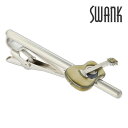 【SWANK】【スワンク】ギタータイピン可愛い ネクタイピン 結婚式 卒業式 就活 プレゼント 就職祝い 葬式 タイピン シンプル アクセサリー メンズ フォー...