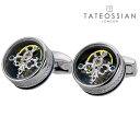 【TATEOSSIAN】トゥールビヨンカフスカフス ボタン カフスボタン 可愛い 結婚式 プレゼント 就職祝い 葬式 シンプル アクセサリー メンズ フォーマル...