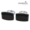 【THOMPSON】グラフチェックオニキスカフスカフス ボタン カフスボタン 可愛い 結婚式 プレゼント 就職祝い 葬式 シンプル アクセサリー メンズ フォー...