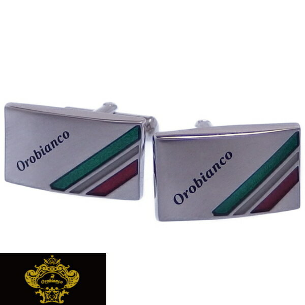 Orobianco オロビアンコ カフス カフスボタン イタリアンカラー ORC8015A ブランド メンズ 日本製 スーツアクセサリー専門店 父の日 ギフトにも 誕生日 男性 プレゼント プチギフト おしゃれ カフスマニア