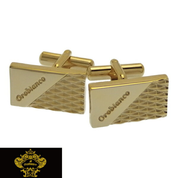 Orobianco オロビアンコ カフス カフスボタン ゴールド ORC161 ブランド メンズ 日本製 スーツアクセサリー専門店 父の日 ギフトにも 誕生日 ...