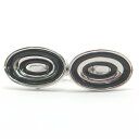 英国 ブランド オープンセンターがスタイリッシュモダンなオーバルカフス dw-48 誕生日 プレゼント おしゃれ カフスマニア