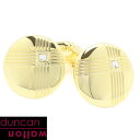 SELWOOD ラウンド スワロフスキー ゴールド カフスDuncan Walton Essentials スーツアクセサリー専門店 誕生日 プレゼント プチギ...