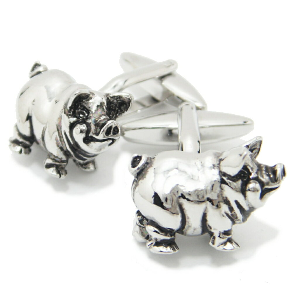 お尻も丸々Cuteな豚 カフス カフスボタン カフリンクス cufflinks cuffs メンズ 男性 ユニーク おもしろ 面白 面白い 動物 植物シリーズ ...