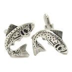 活き活き跳ねる出世魚のお魚カフス カフスボタン カフリンクス cufflinks cuffs メンズ 男性 ユニーク おもしろ 面白 面白い 動物 植物シリーズ スーツアクセサリー専門店 父の日 ギフトにも 誕生日 プレゼント プチギフト おしゃれ カフスマニア