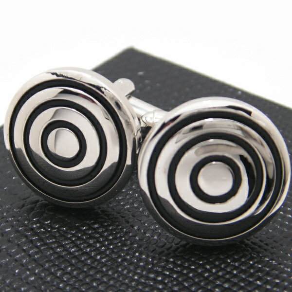 和の魅力 黒い三重円の丸型カフス カフスボタン カフリンクス cufflinks cuffs メンズ 男性 スーツアクセサリー専門店 父の日 ギフトにも 誕生日...