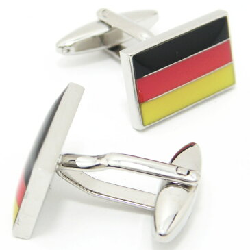 Guten tagドイツ国旗 カフス カフスボタン カフリンクス cufflinks cuffs メンズ 男性 結婚式 ユニーク おもしろ 面白 面白い スーツアクセサリー専門店 父の日 ギフトにも ブライダル 披露宴 二次会 お呼ばれ パーティー おしゃれ カフスマニア