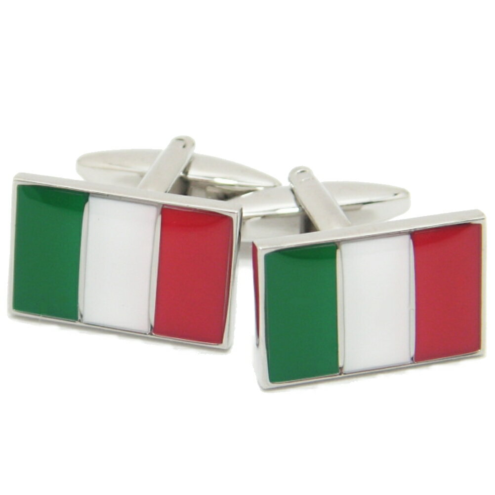 アウトレット Buon giornoイタリア国旗 カフス カフスボタン カフリンクス cufflinks cuffs メンズ 男性 結婚式 ユニーク おもしろ ...