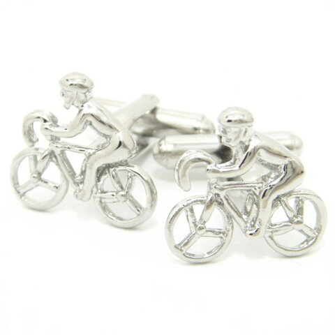 風を切れ 自転車ロードレーサー カフス カフスボタン カフリンクス cufflinks cuffs メンズ 男性 スーツアクセサリー専門店 誕生日 プレゼント プチギフト おしゃれ カフスマニア