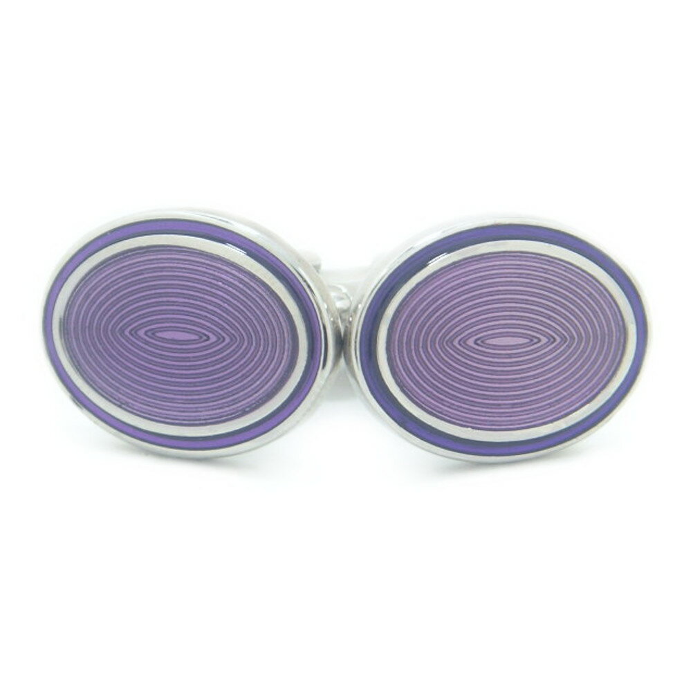 ダブル パープルのオーバルカフス カフスボタン カフリンクス cufflinks cuffs メンズ 男性 スーツアクセサリー専門店 父の日 ギフトにも 誕生日...