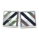 パール オニキス 黒蝶貝のリッチなシルバー カフス カフスボタン カフリンクス cufflinks cuffs メンズ 男性 シルバー スーツアクセサリー専門店...