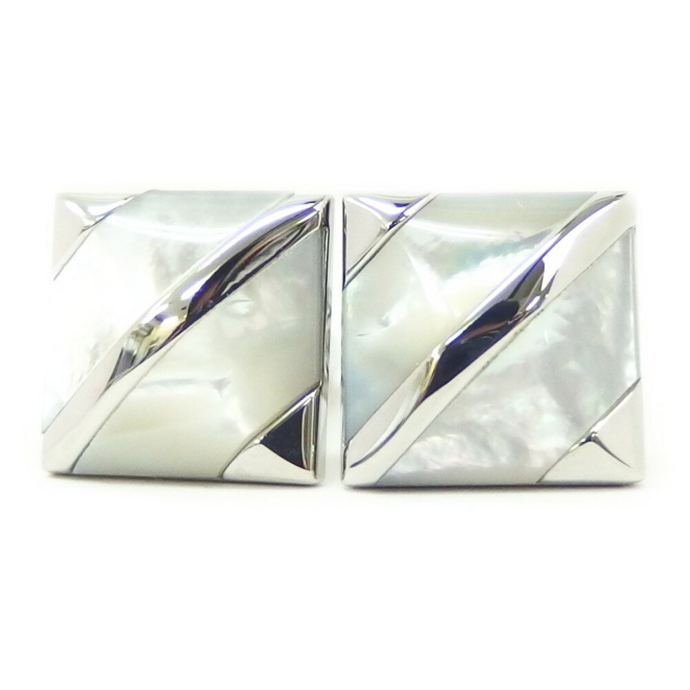 スクウェア スラッシュデザイン ホワイト カフス カフスボタン カフリンクス cufflinks cuffs メンズ 男性 スーツアクセサリー専門店 父の日 ギ...