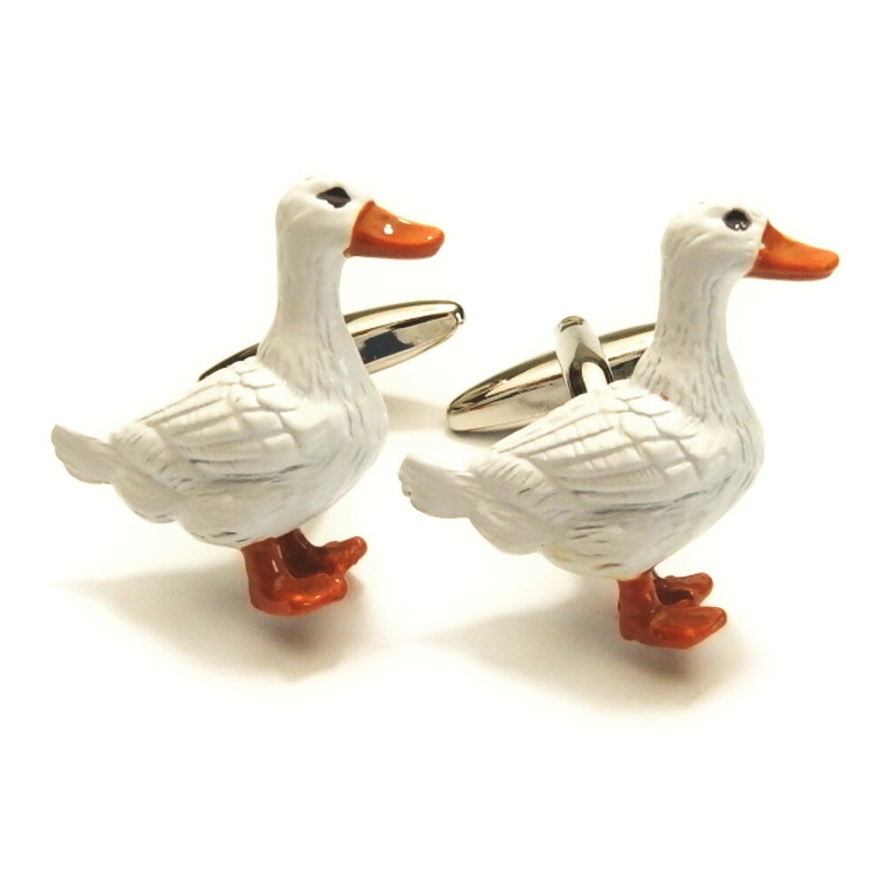クワックワDucksあひる カフス カフスボタン カフリンクス cufflinks cuffs メンズ 男性 ユニーク おもしろ 面白 面白い 動物 植物シリー...