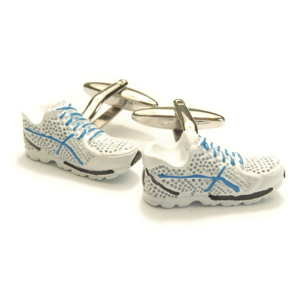 アウトレット ブルーラインが爽やかランニングシューズ カフス カフスボタン カフリンクス cufflinks cuffs メンズ 男性 ユニーク おもしろ 面白...