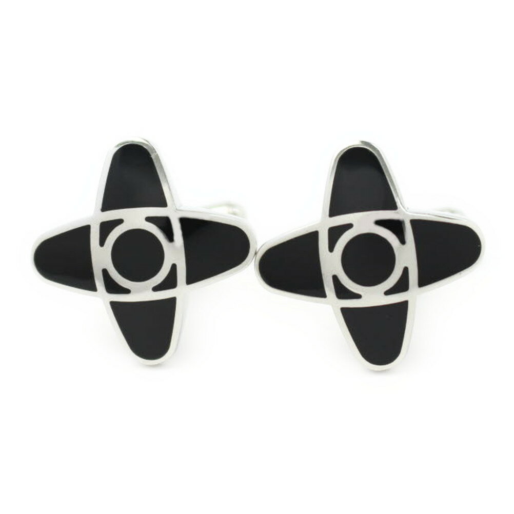 ブラック クロス十字デザイン カフス カフリンクス カフスボタン 披露宴 お洒落 スーツアクセサリー専門店 誕生日 プレゼント プチギフト おしゃれ カフスマニ...