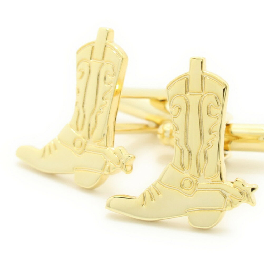 西部劇の勇者カウボーイの証ウェスタンブーツ カフス カフスボタン カフリンクス cufflinks cuffs メンズ 男性 結婚式 ユニーク おもしろ 面白 ...
