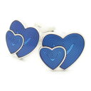 爽やかにときめくブルーハート カフス カフスボタン カフリンクス cufflinks cuffs メンズ 男性 結婚式 ユニーク おもしろ 面白 面白い スーツ...