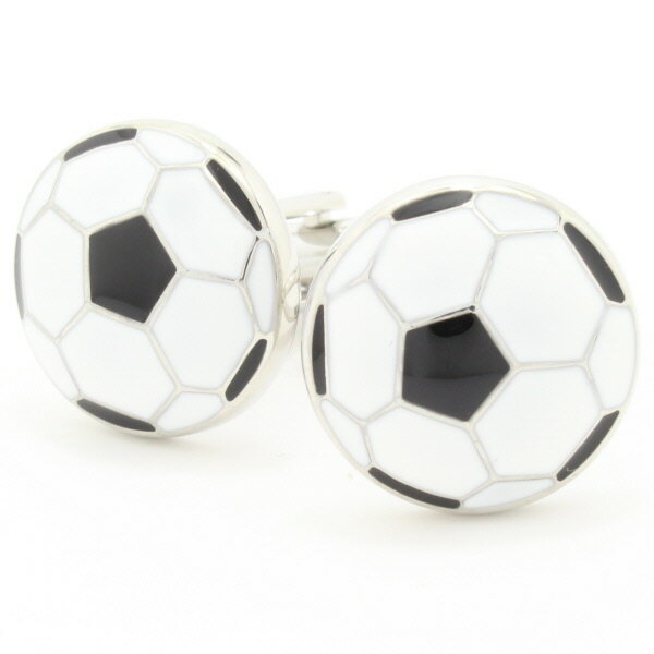 勝負は白黒つけたいサッカーボール カフス カフスボタン カフリンクス cufflinks cuffs メンズ 男性 結婚式 ユニーク おもしろ 面白 面白い ス...