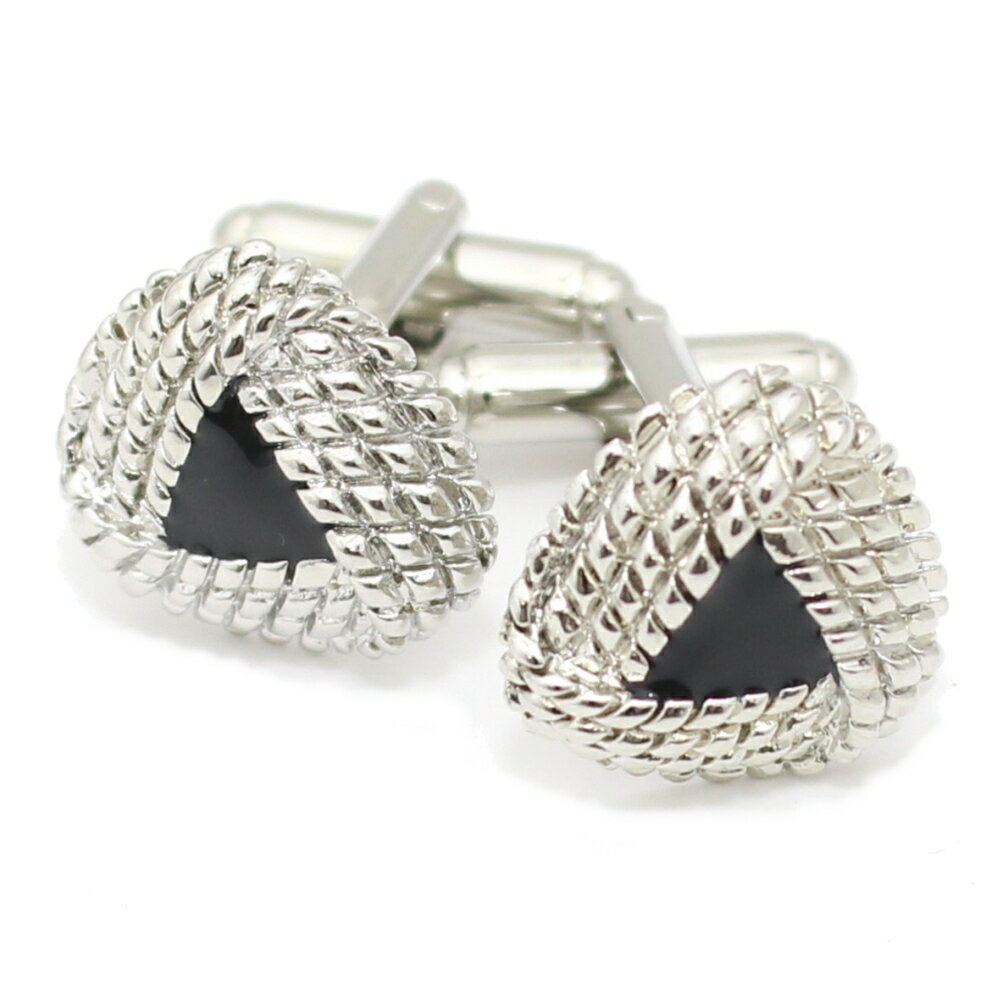 トライアングル サラウンディドロープ デザイン カフス カフスボタン カフリンクス cufflinks cuffs メンズ 男性 スーツアクセサリー専門店 父の...