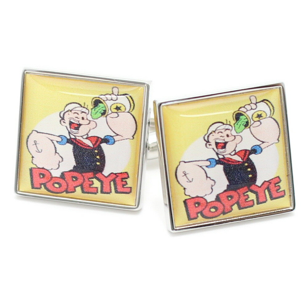 大人気を博するキャラクター ポパイ カフス カフスボタン カフリンクス cufflinks cuffs メンズ 男性 結婚式 ユニーク おもしろ 面白 面白い ...