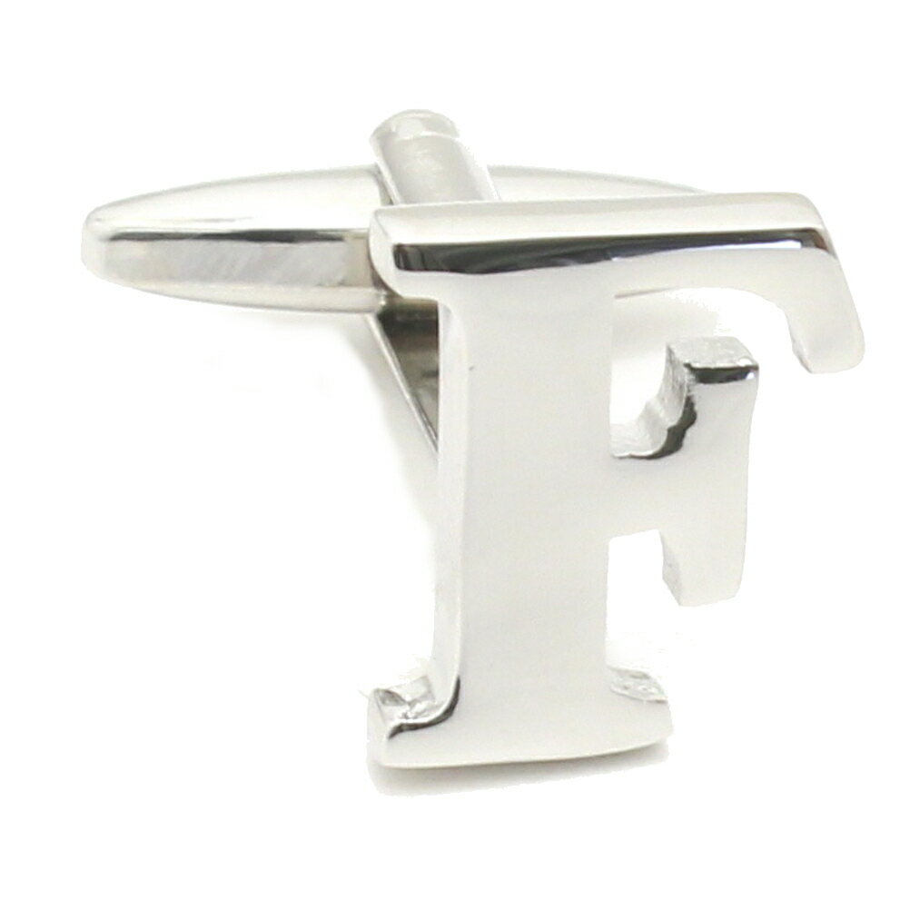 バラ売り シルバー アルファベット F カフス カフスボタン カフリンクス cufflinks cuffs メンズ 男性 結婚式 ユニーク おもしろ 面白 面白...