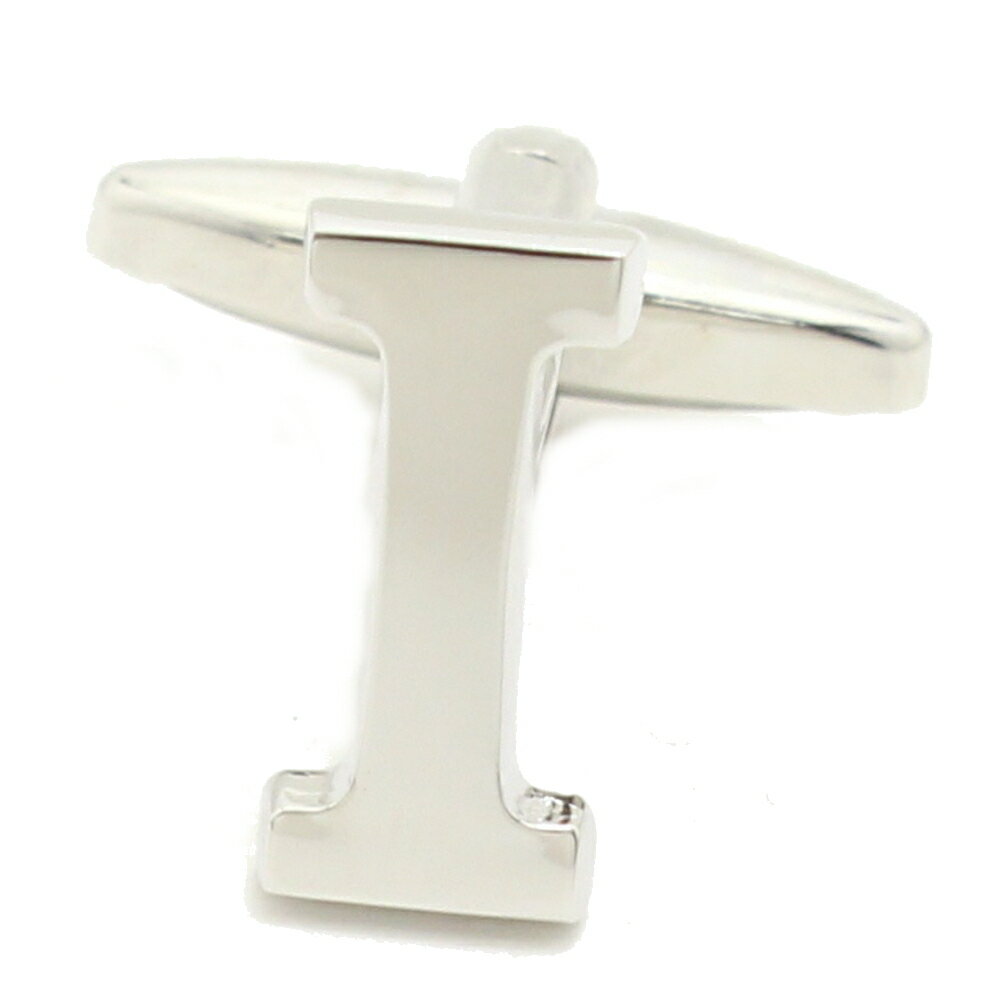 バラ売り シルバー アルファベット I カフス カフスボタン カフリンクス cufflinks cuffs メンズ 男性 結婚式 ユニーク おもしろ 面白 面白...