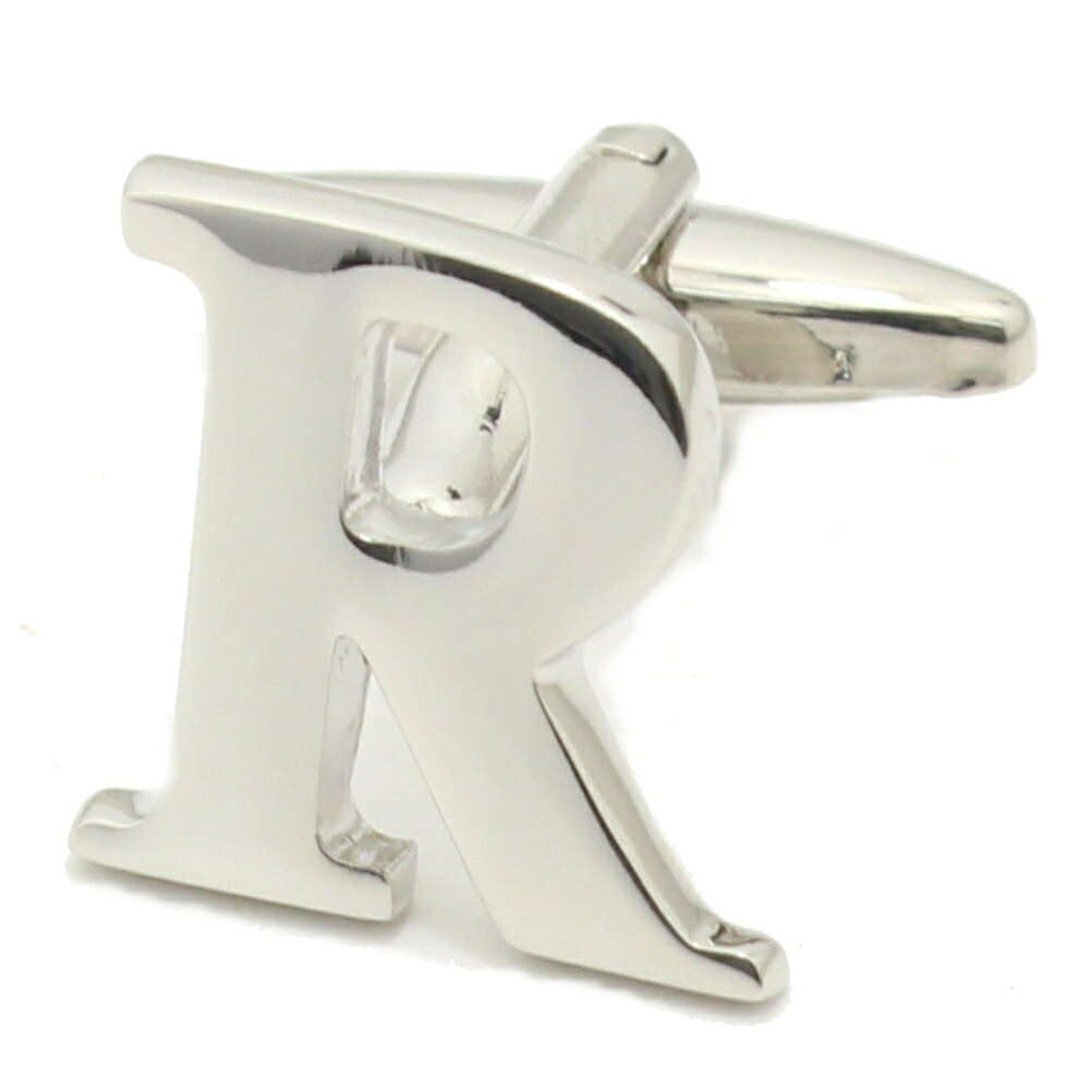 バラ売り シルバー アルファベット R カフス カフスボタン カフリンクス cufflinks cuffs メンズ 男性 結婚式 ユニーク おもしろ 面白 面白...
