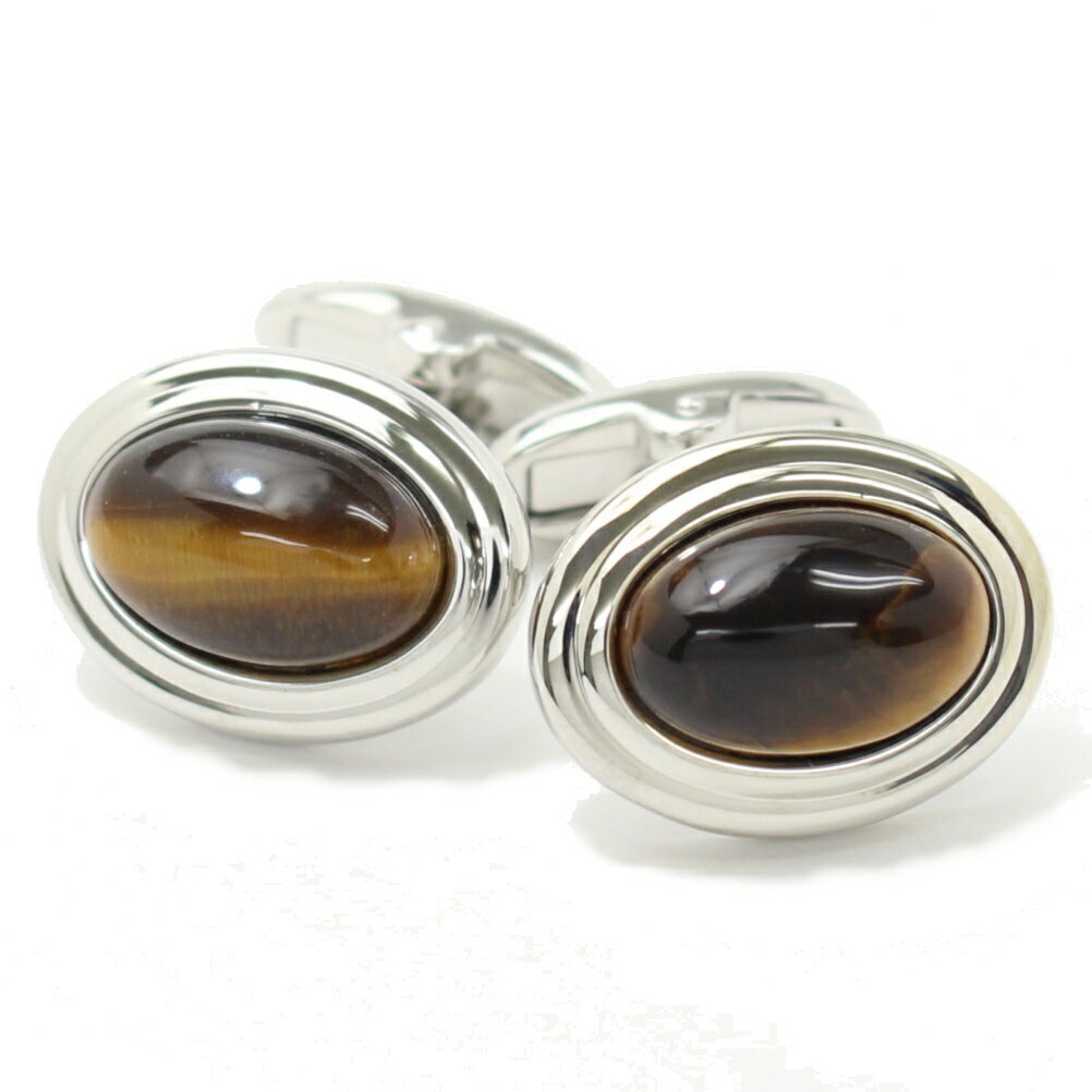 カフス キャッツアイ 立体オーバル カフリンクス カフスボタン ブラウン 披露宴 お洒落 スーツアクセサリー専門店 誕生日 プレゼント プチギフト おしゃれ カ...
