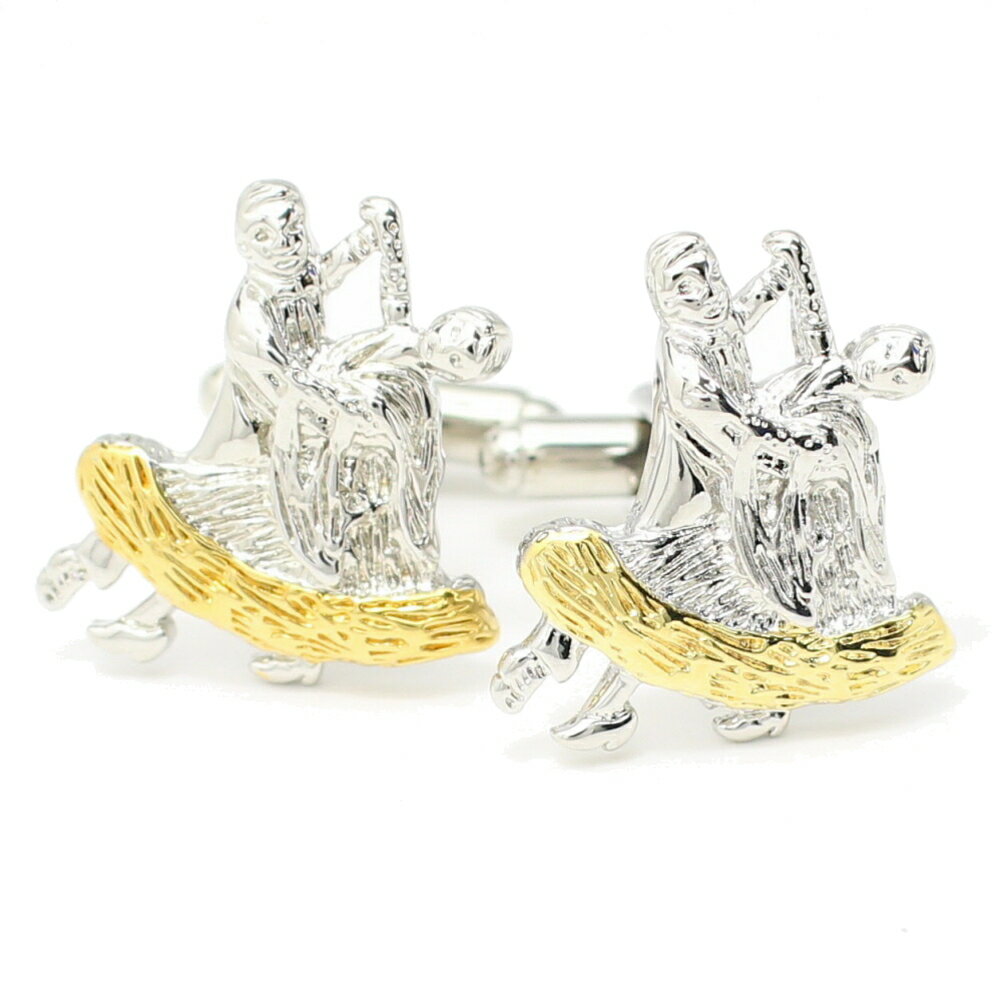 踊る男女のユニーク おもしろ 面白 面白い なカフス カフスボタン カフリンクス cufflinks cuffs メンズ 男性 結婚式 ユニーク おもしろ 面白...