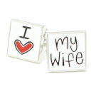素敵な奥様に メッセージカフス カフスボタン カフリンクス cufflinks cuffs メンズ 男性 誕生日 贈り物 結婚式 ユニーク おもしろ 面白 面白い スーツアクセサリー専門店 父の日 ギフトにも ブライダル 披露宴 二次会 お呼ばれ パーティー おしゃれ カフスマニア