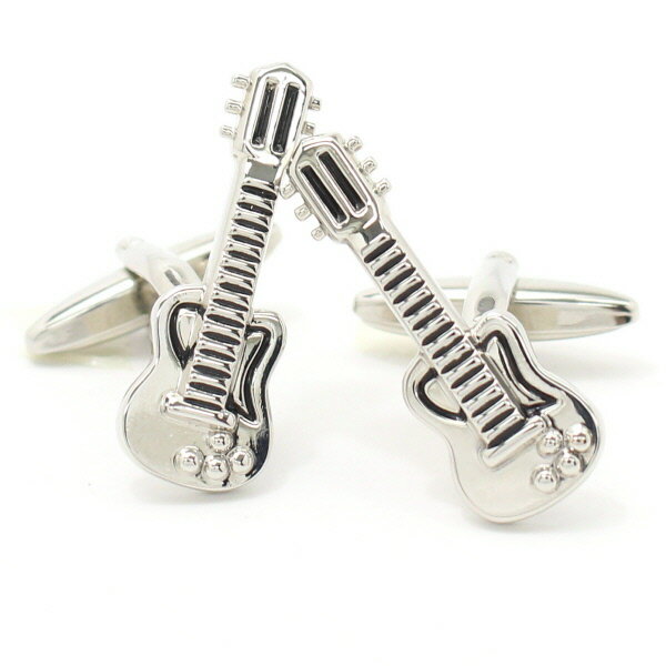 気分はミュージシャン リアルなギター カフス カフスボタン カフリンクス cufflinks cuffs メンズ 男性 結婚式 ユニーク おもしろ 面白 面白い...