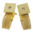 ゴールド ラップアラウンド スクエア ストーン カフス カフリンクス カフスボタン スーツアクセサリー専門店 プレゼント プチギフト おしゃれ カフスマニア