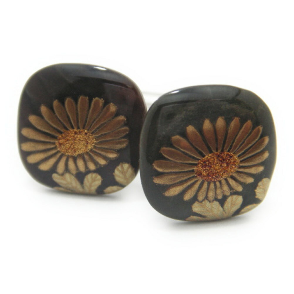 Mt. ARTIGIANO 菊蒔絵カフス カフスボタン カフリンクス cufflinks cuffs メンズ 男性 披露宴 お洒落 スーツアクセサリー専門店 父...