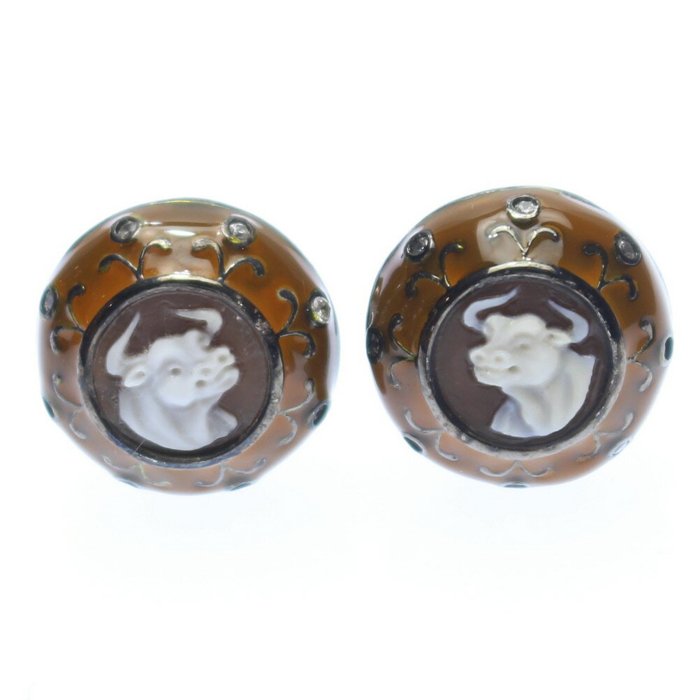 イタリア ブランド イタリアの芸術品 シェル カメオ カフス カフスボタン カフリンクス dc10 誕生日 プレゼント おしゃれ カフスマニア
