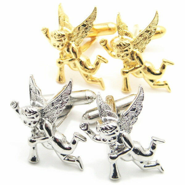 陽気な悪戯キューピッドー カフス カフスボタン カフリンクス cufflinks cuffs メンズ 男性 ユニーク おもしろ 面白 面白い キャラクター スー...