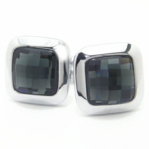 Antaliaきらめきスクゥエア グレー カフス カフスボタン カフリンクス cufflinks cuffs メンズ 男性 スーツアクセサリー専門店 父の日 ギ...