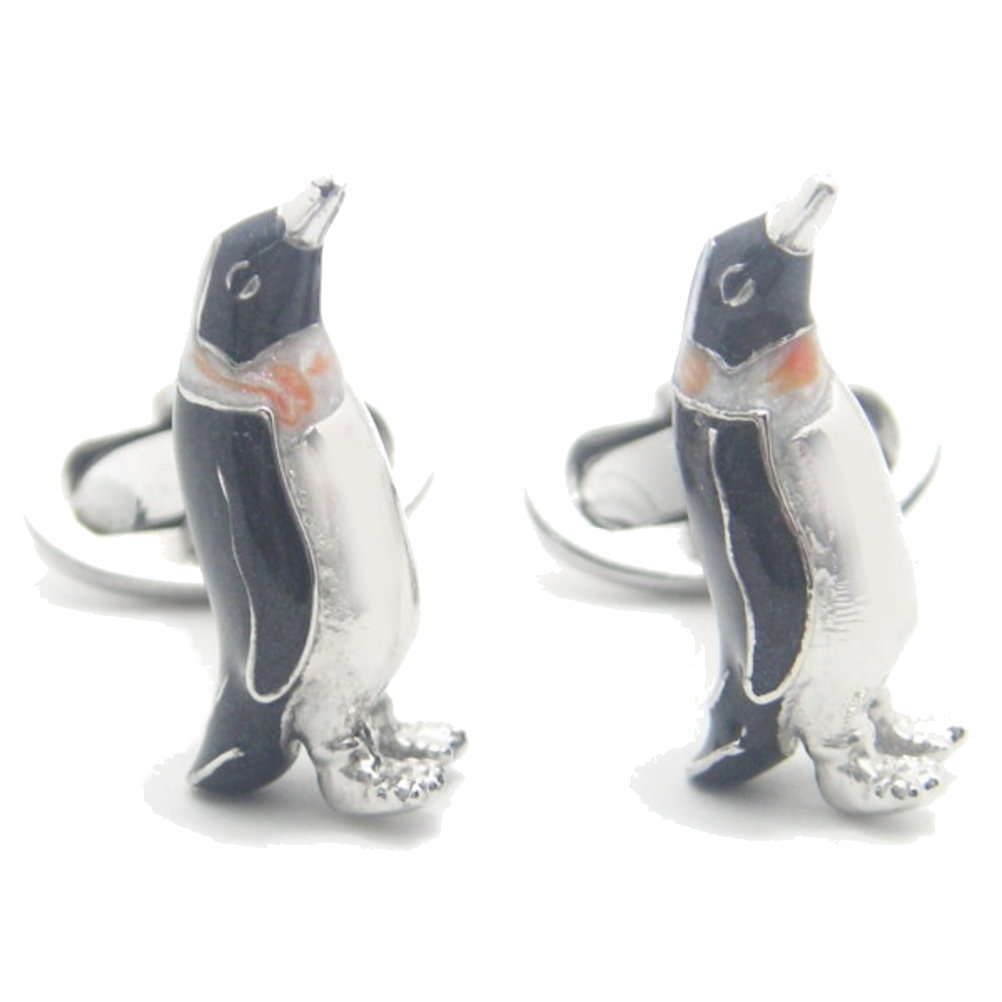 米国 ブランド 仲良しペンギンのカフス カフリンクス カフスボタン jl31 誕生日 プレゼント おしゃれ カフスマニア